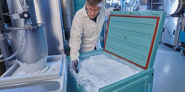 Kühlen mit Trockeneis