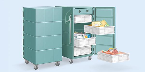 Rückstandsfreie Kühlung ohne Einfluss auf das Produkt mit Trockeneis